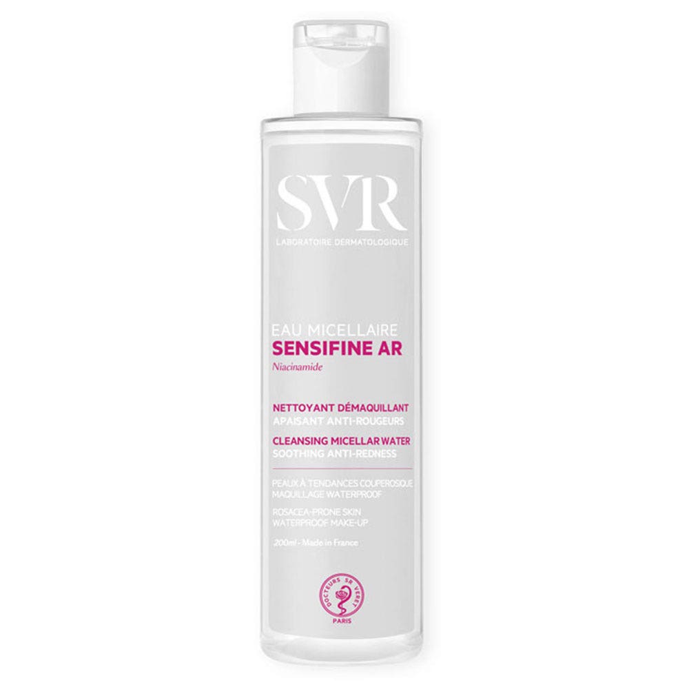 Svr Sensifine AR Eau Micellaire Nettoyant Démaquillant Anti-Rougeurs 200 ml