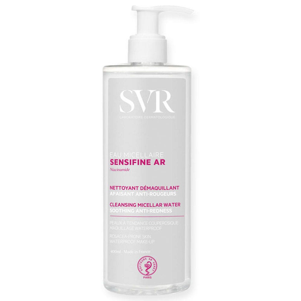 Svr Sensifine AR Eau Micellaire Nettoyant Démaquillant Anti-Rougeurs 400 ml