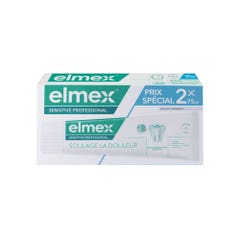 Elmex Sensitive Dentifrice Soulage la douleur 2x75ml
