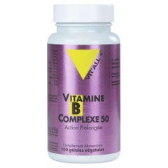 Vit'All+ Vitamine B Complexe 50 Action Prolongee 100 comprimés