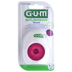 Gum Fil Dentaire Cire 55m Butlerweave Waxed