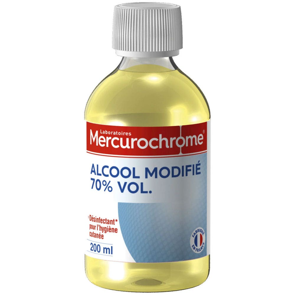 Mercurochrome Alcool Modifié à 70% 200ml