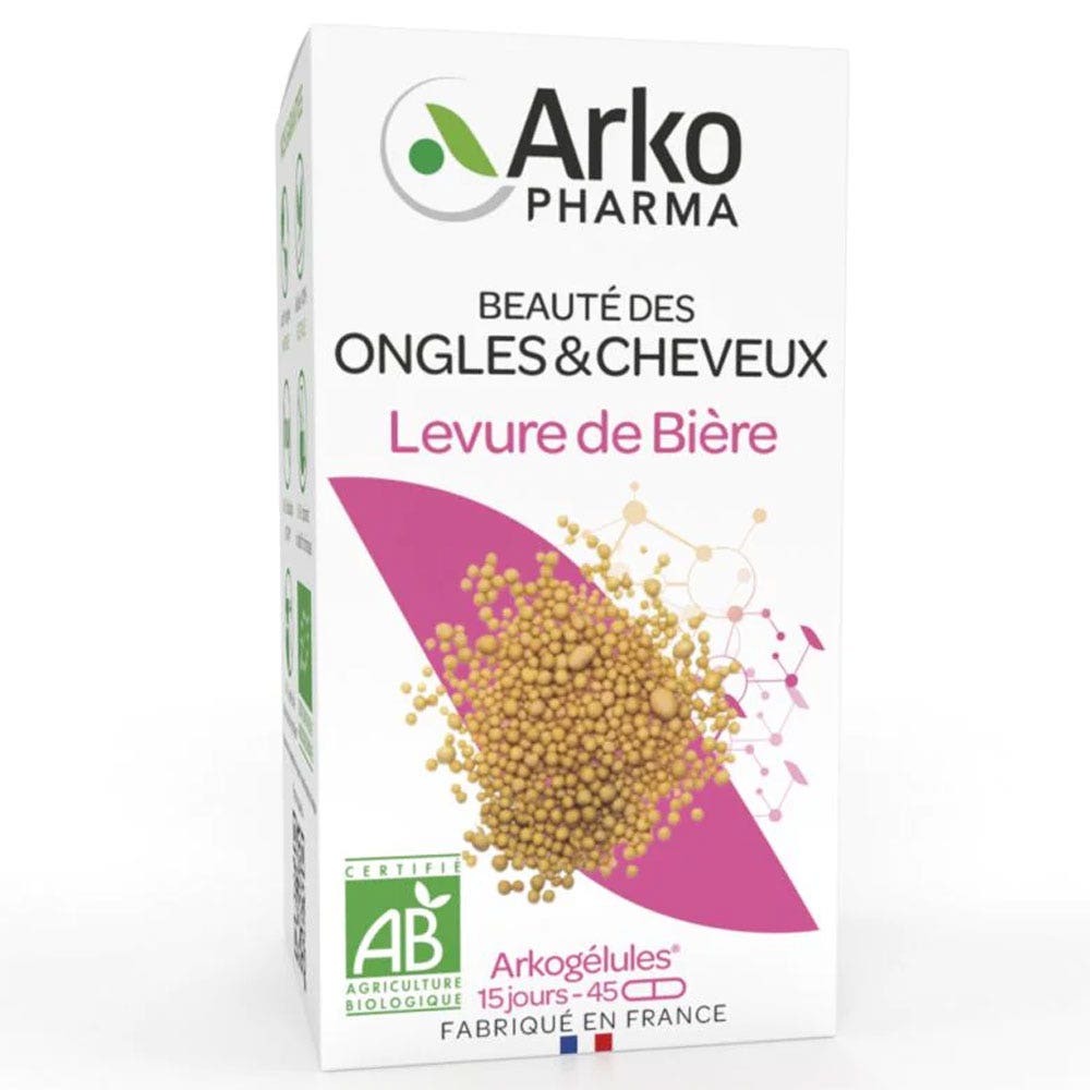Arkopharma Arkogélules Levure de Bière Bio Beauté Ongles Cheveux 150 gélules