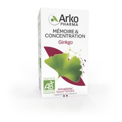 Arkopharma Arkogélules Ginkgo Bio Mémoire & Concentration 150 Gelules