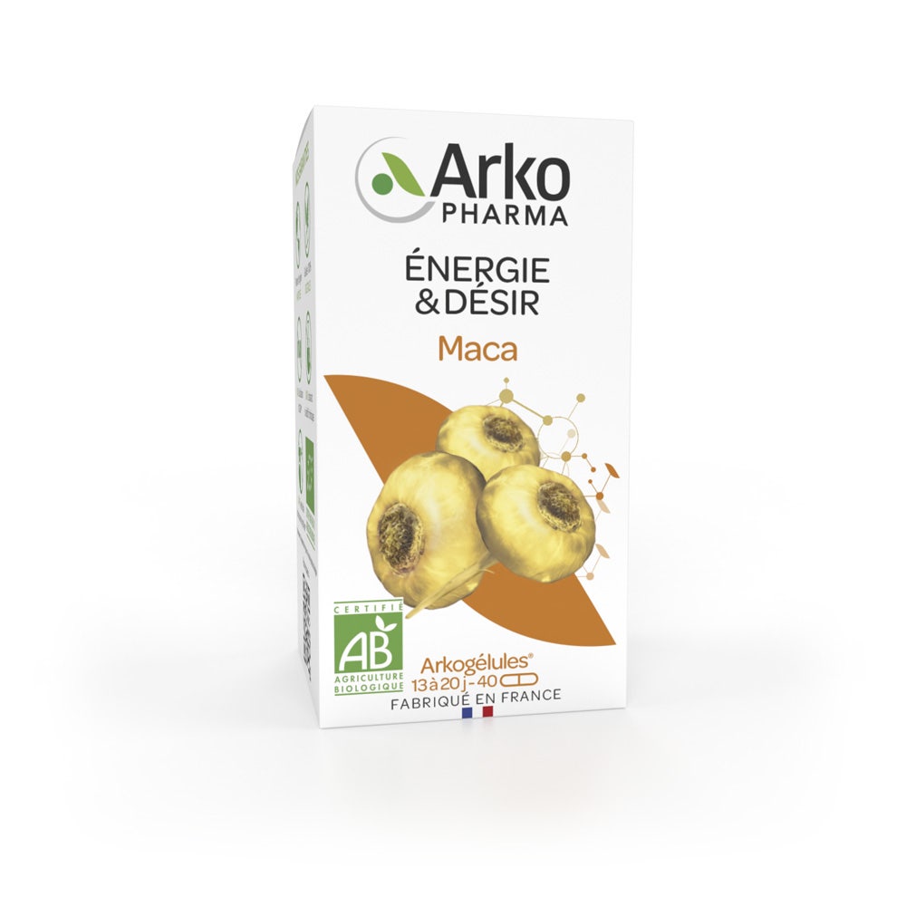 Arkopharma Arkogélules Maca Energie & Désir 40 Gelules