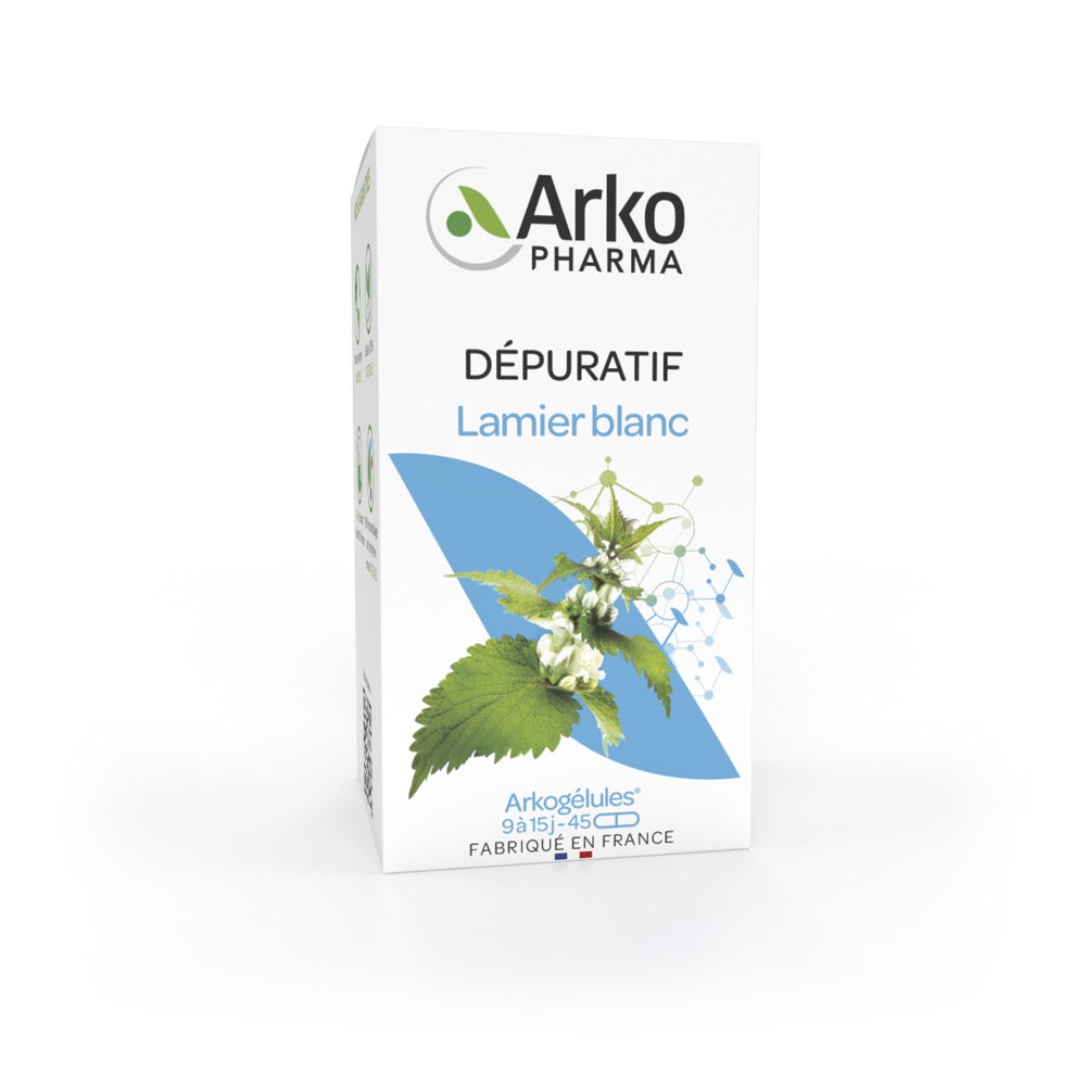 Arkopharma Arkogélules Lamier Blanc 4 Dépuratif 45 Gelules