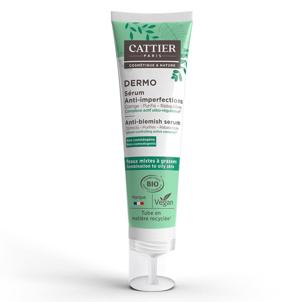 Cattier Dermo Sérum Anti-imperfections Peaux mixtes à grasses 30ml