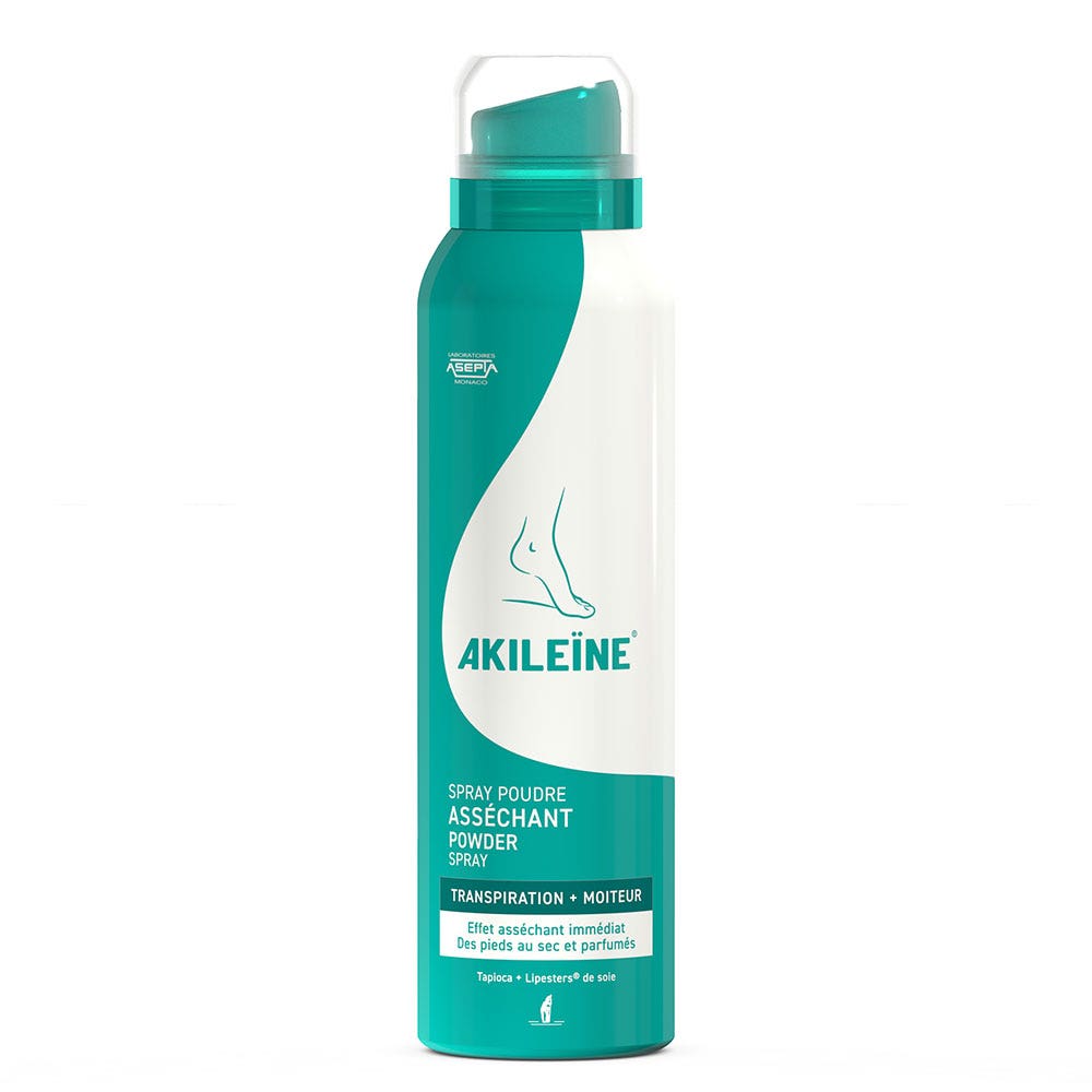Asepta Akileine Spray Poudre Assechant Transpiration 150ml