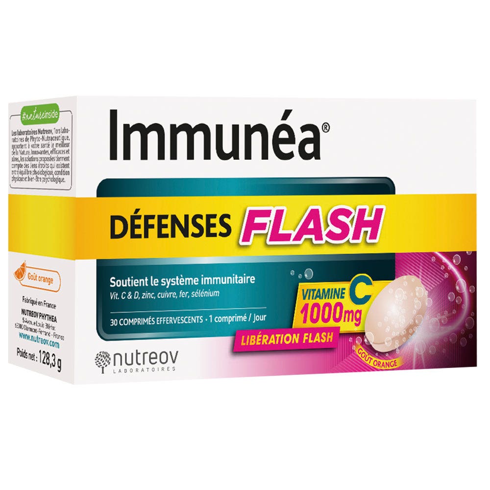 Nutreov Immunéa Défenses Flash 30 comprimés