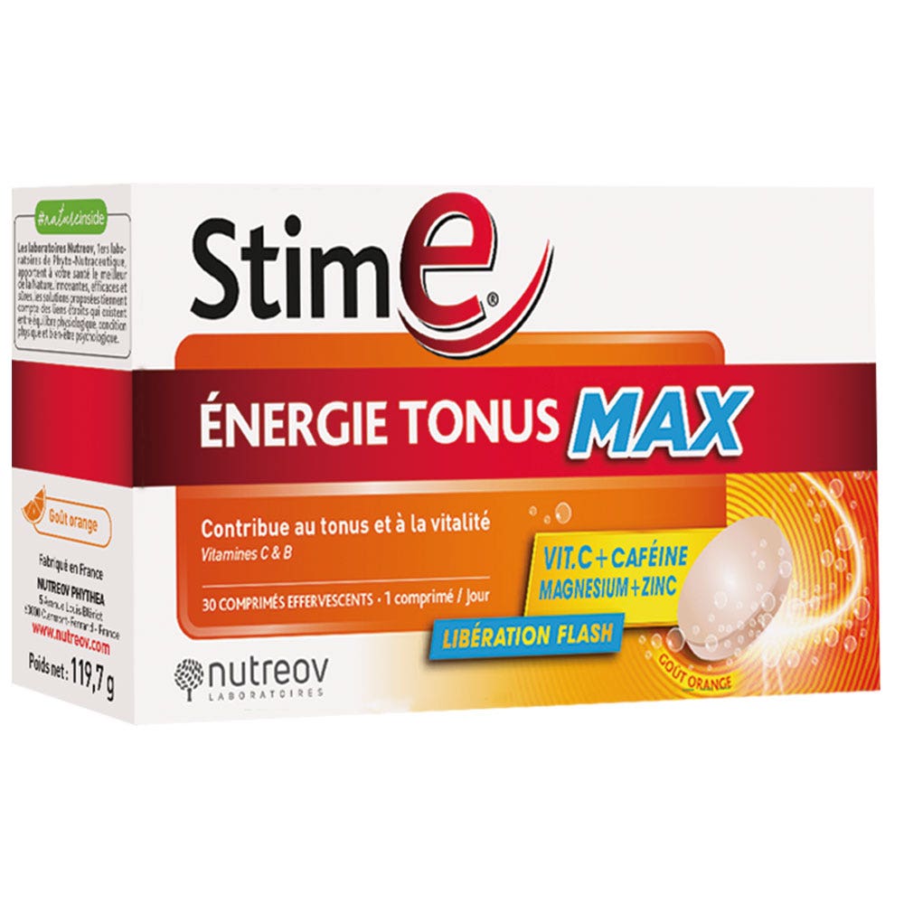 Nutreov Stim e Energie Tonus Max 30 comprimés
