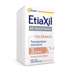 Etiaxil Detranspirant Déodorant Roll-On Tolérance Transpiration Excessive Peaux Sensibles 15ml