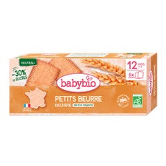 Babybio Petits Beurre Bio 12 Mois et Plus 6 Sachets de 2