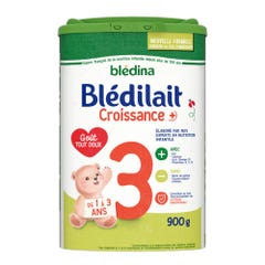 Blédina Bledilait Lait en poudre Croissance+ Goût Tout Doux De 1 à 3 ans 900g
