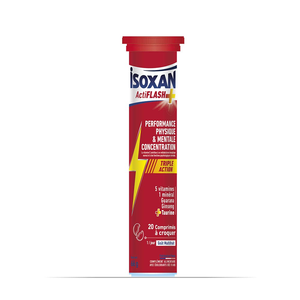 Isoxan Actiflash+ 20 comprimés à croquer