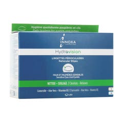 Innoxa HydraVision Lingettes Périoculaires x20
