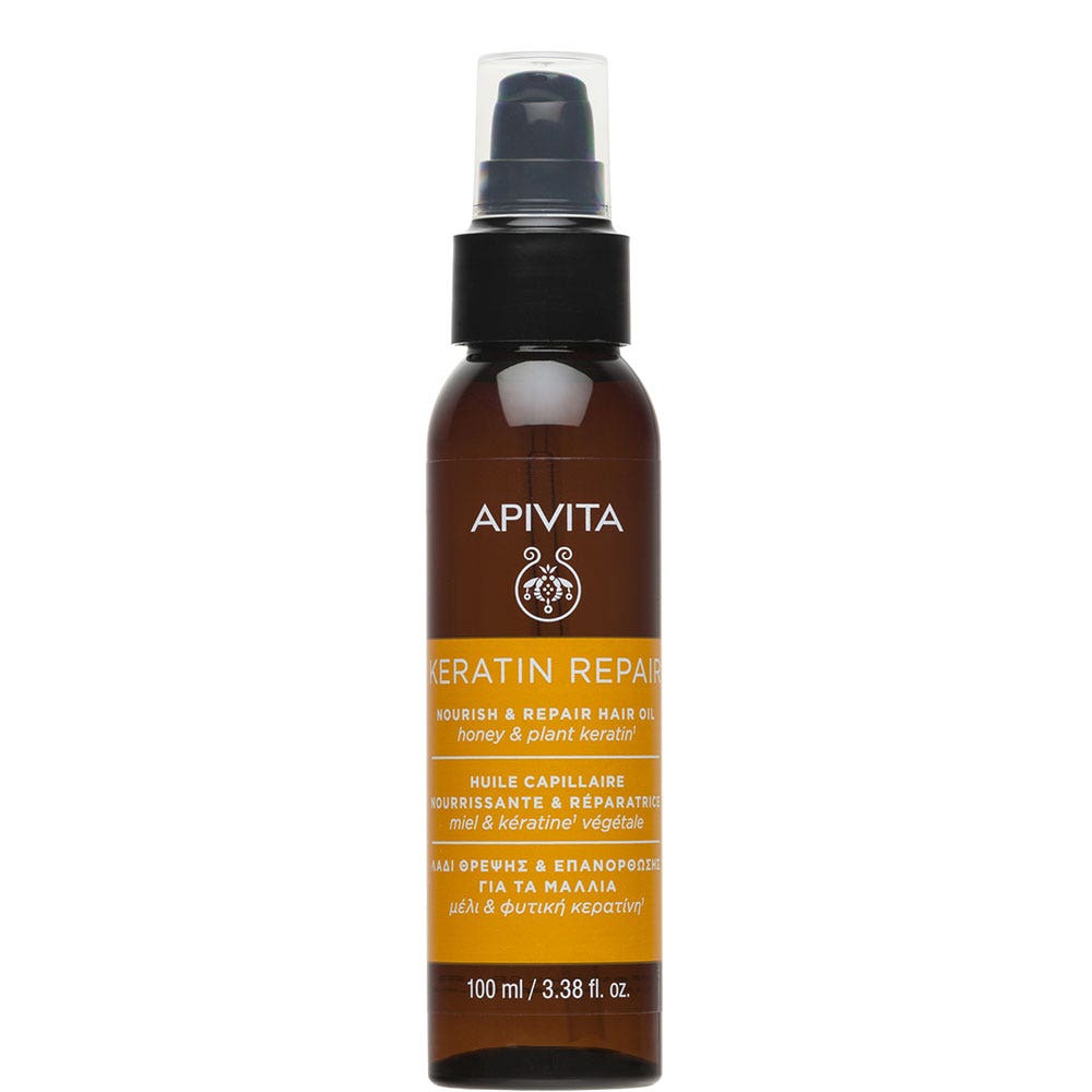 Apivita Keratin Repair Huile Capillaire Nourrissante Réparatrice 100ml