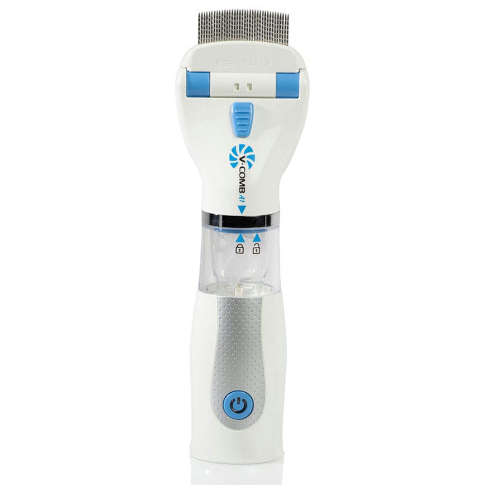 Aquaromat Aspirateur Electrique A Poux Rechargeable V-comb