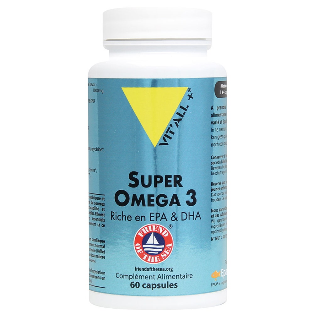 Vit'All+ Super Omega 3 EPA & DHA 60 Capsules