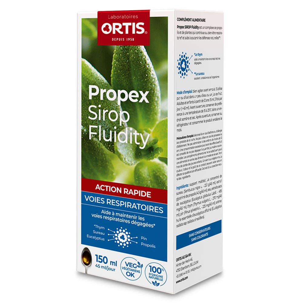 Ortis Propex Sirop Fluidifiant 150ml