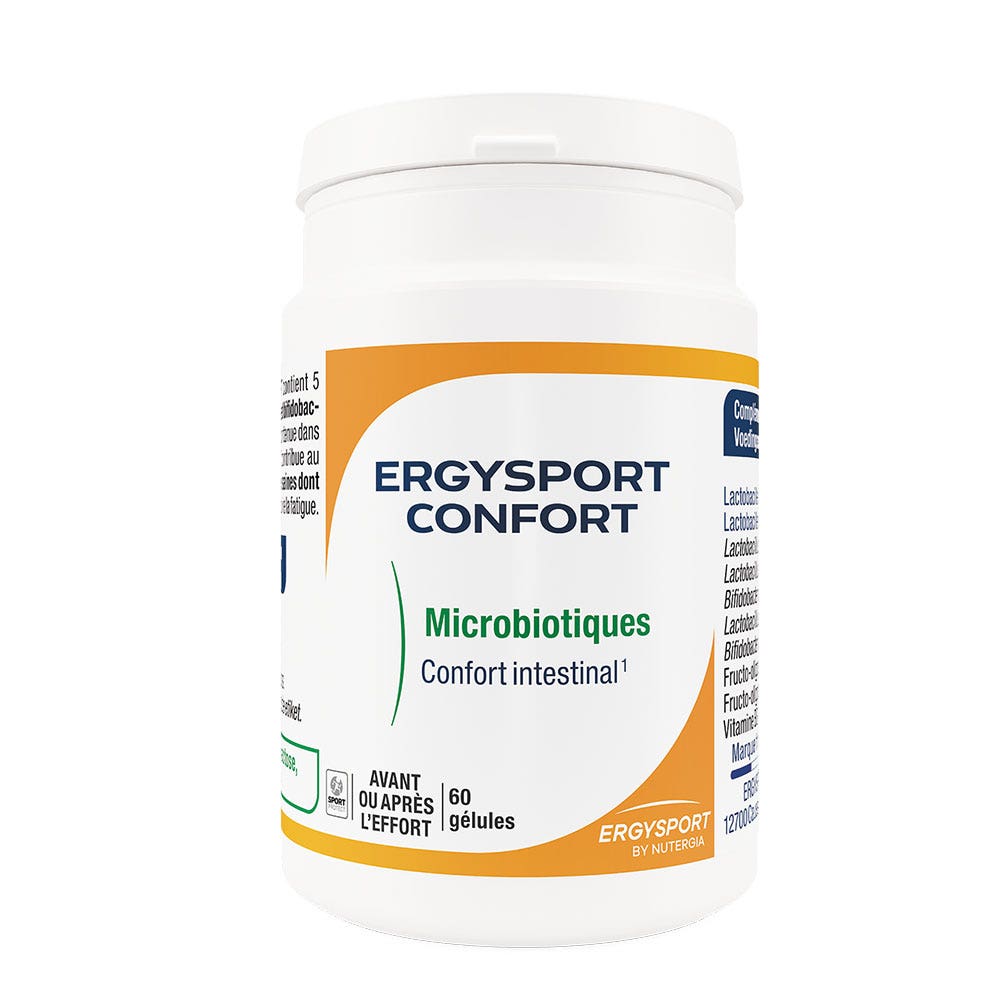 Ergysport Confort Microbiotiques Confort intestinal 60 gélules