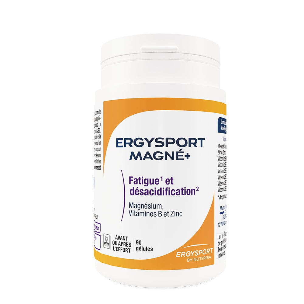 Ergysport Magné+ Fatigue et désacidification 90 gélules