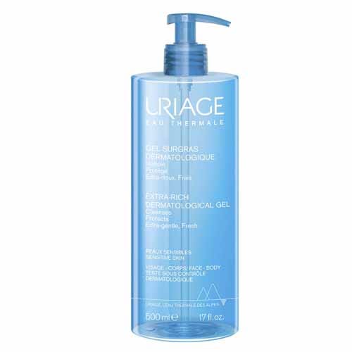 Gel Douche Surgras Dermatologique Peaux Sensibles 500ml Uriage