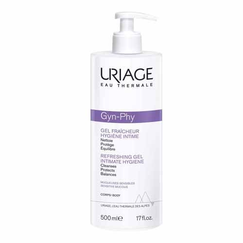 Gel Fraicheur Hygiene Intime Muqueuses Sensibles 400ml Gyn-Phy Uriage