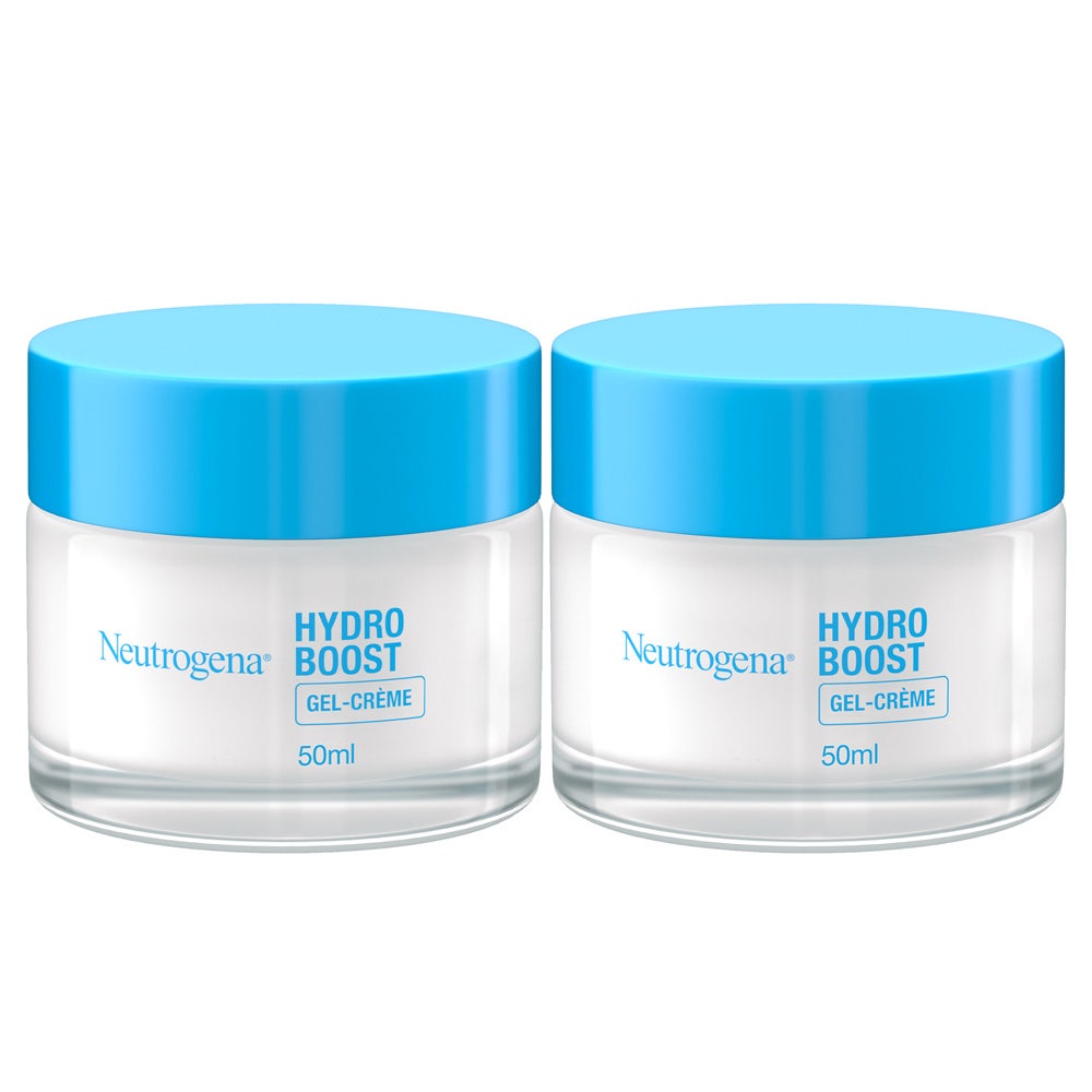 Neutrogena Hydro Boost Gel-Crème Acide Hyaluronique Sans parfum 2x50ml