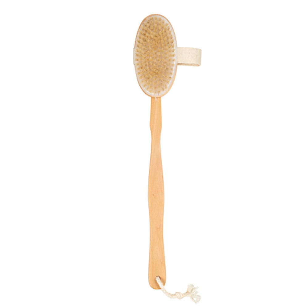 Vitry Brosse de Bain Manche Démontable Bois et Soie Naturelle