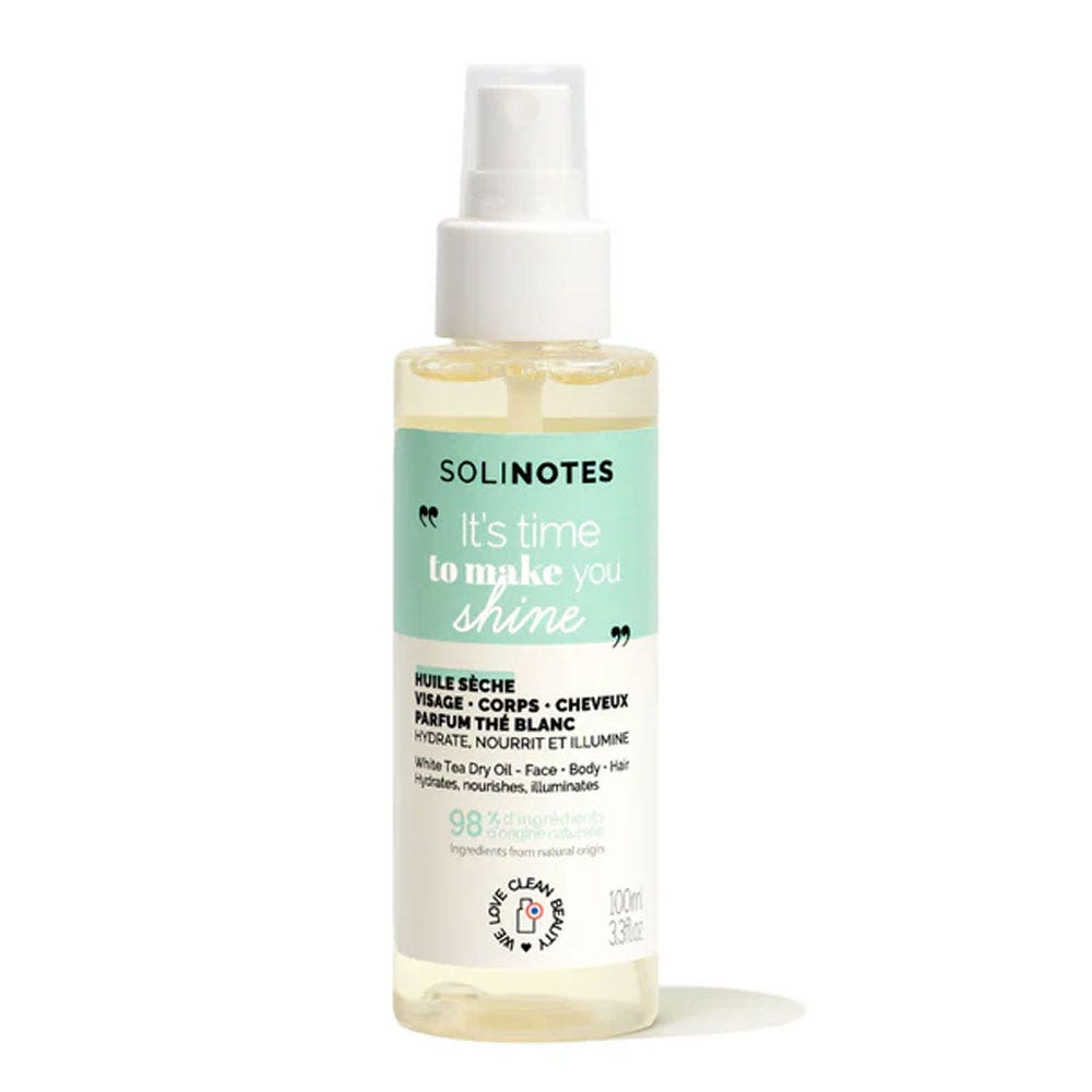 Solinotes Huile Sèche Thé Blanc 100ml