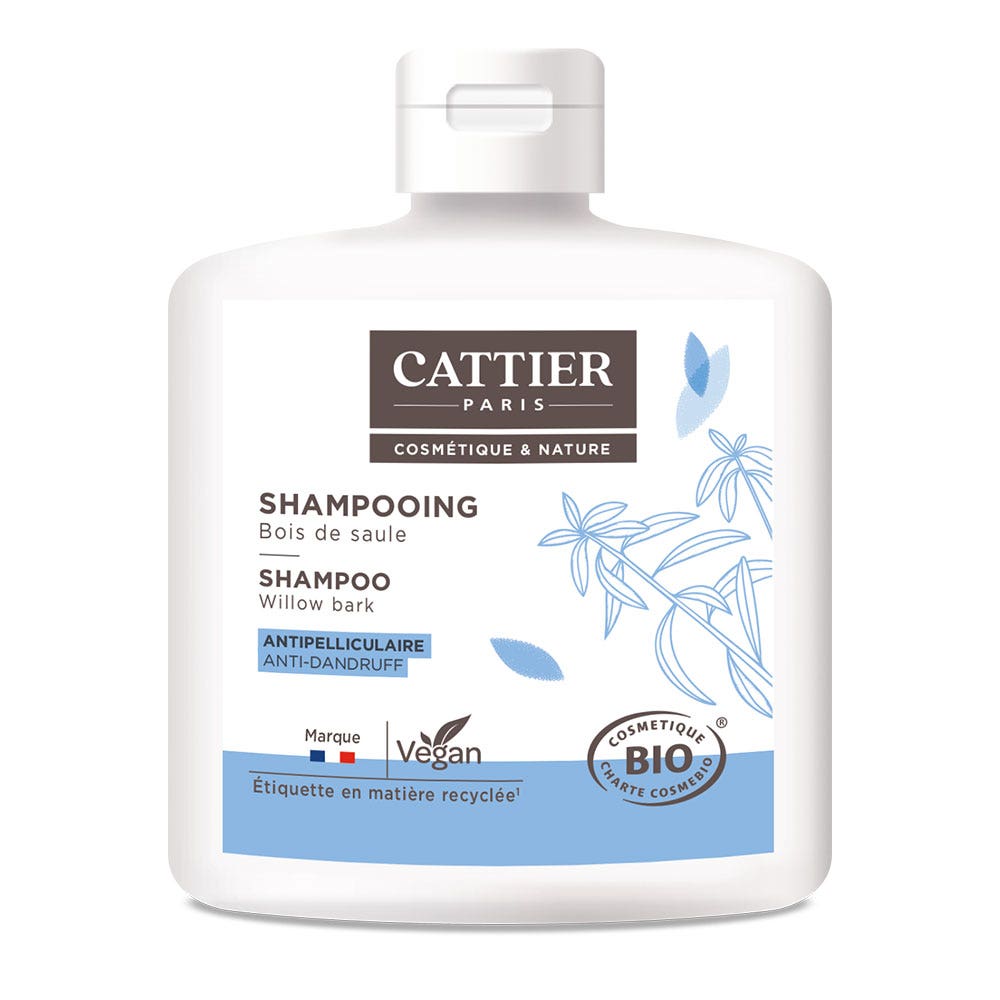 Cattier Shampooing Antipelliculaire Bois De Saule Bio 250ml