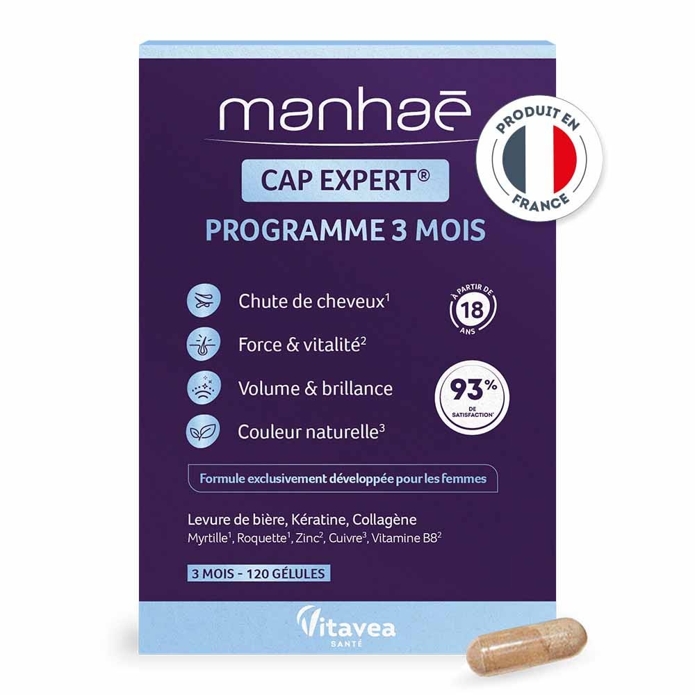 Manhaé Cap Expert Cheveux 120 gélules