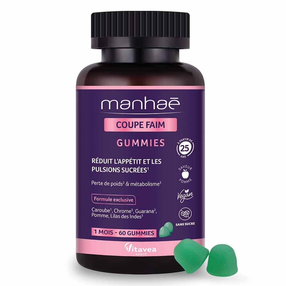 Manhaé Coupe Faim 60 Gummies