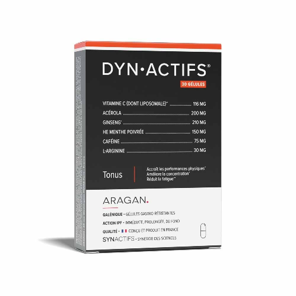 Aragan Synactifs Dynactifs Tonus 30 Gelules