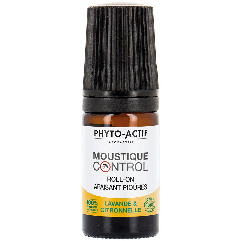 Phyto-Actif Moustique Control Roll-On Apaisant Piqûre Lavande et Citronnelle 5ml