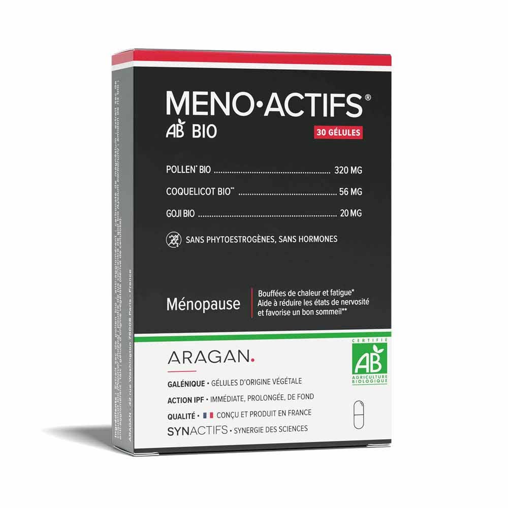 Aragan Synactifs MenoActifs® Bio Ménopause x30 gélules