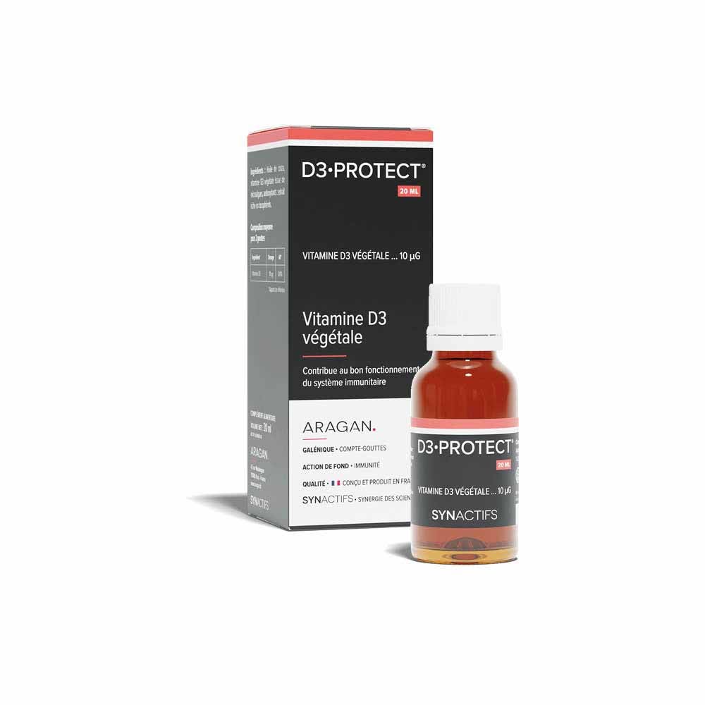 Aragan Synactifs D3 Protect Vitamine D3 végétale 20ml