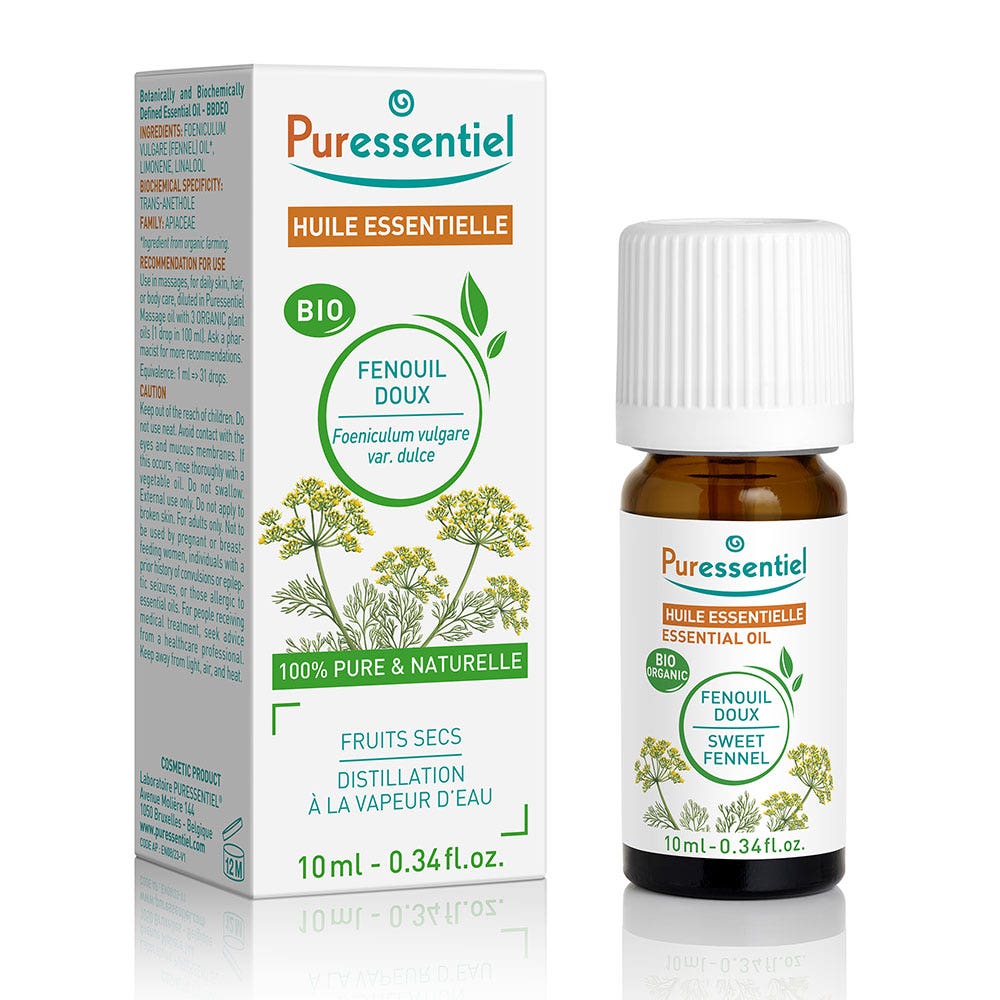 Puressentiel Huiles Essentielles Fenouil Doux Bio 10ml