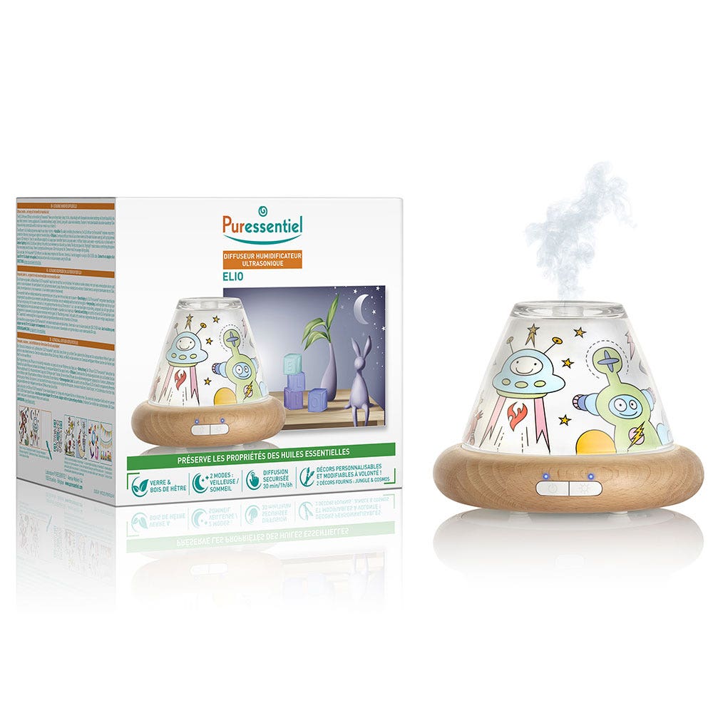 Puressentiel Diffuseur Humidificateur Ultrasonique ELIO