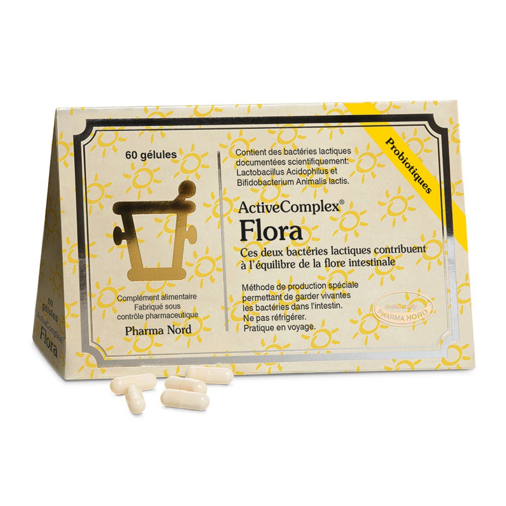 Pharma Nord ActiveComplex Flora Equilibre de la flore intestinale 60 gélules