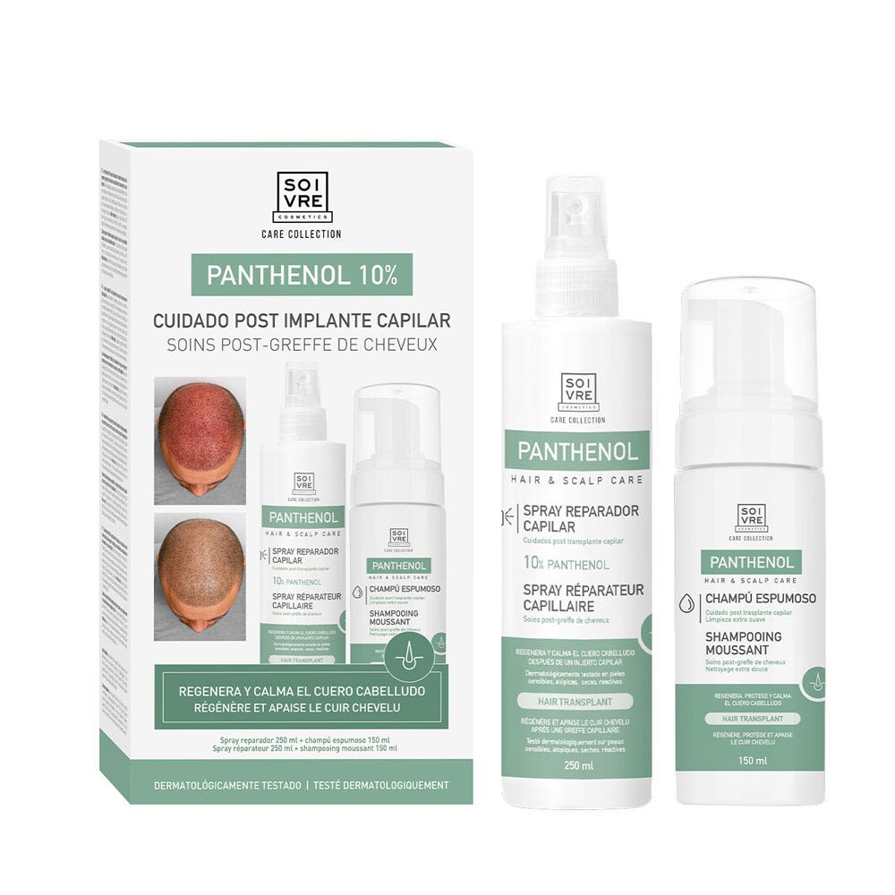 Soivre Cosmetics Pack soin Post greffe de cheveux