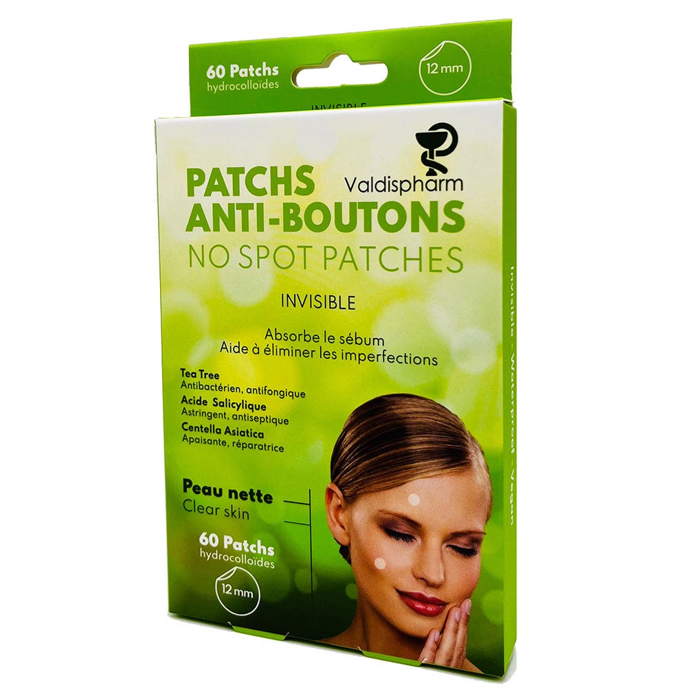 Valdispharm Patchs Anti-Boutons Invisible 60 patchs