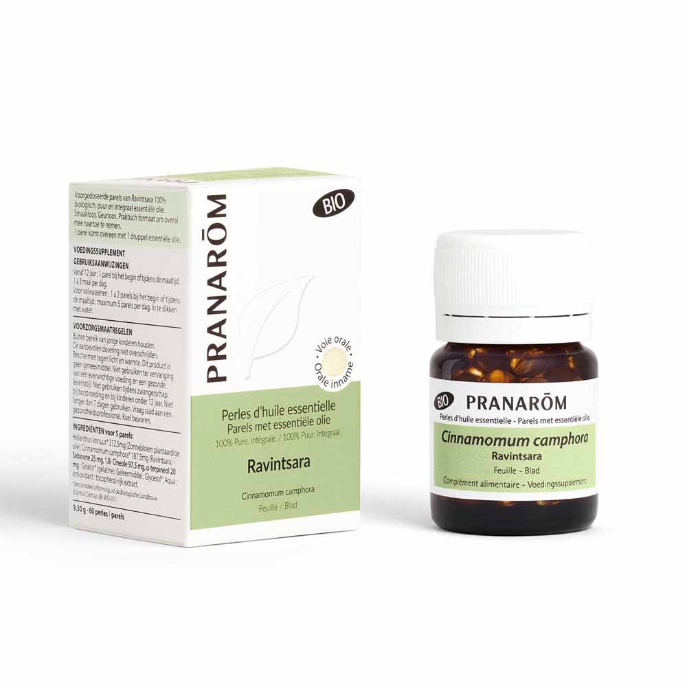 Ravintsara Bio 60 Perles Les Huiles Essentielles Pranarôm