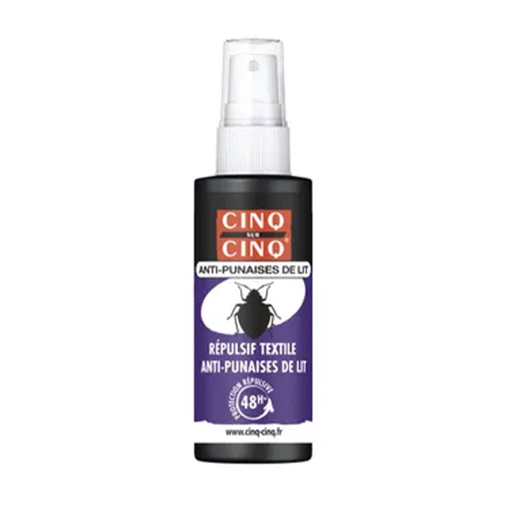 Cinq Sur Cinq Répulsif Textile Anti-Punaises de Lit 50ml