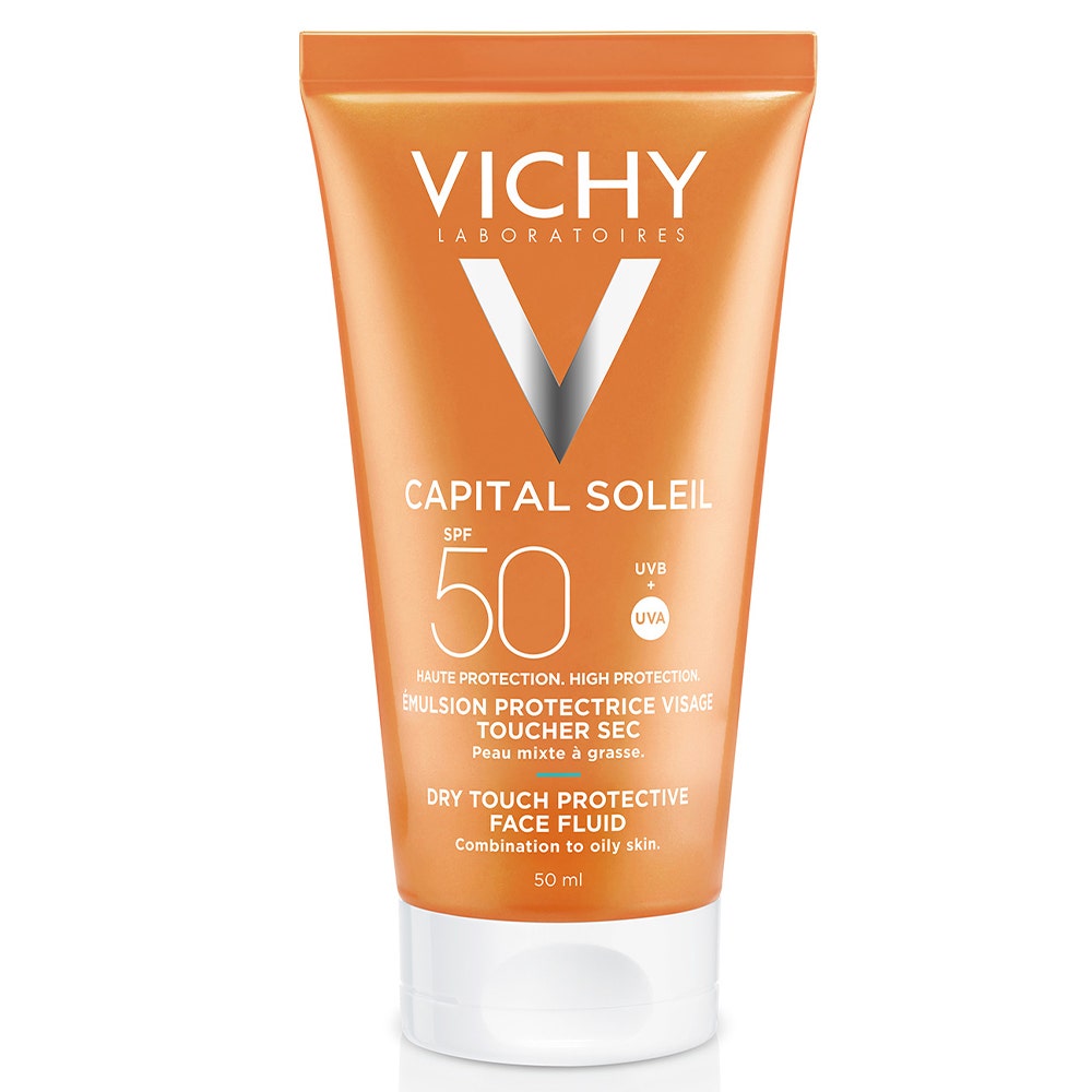 Vichy Capital Soleil Emulsion Protectrice Toucher Sec SPF50 Anti Brillance 50ml