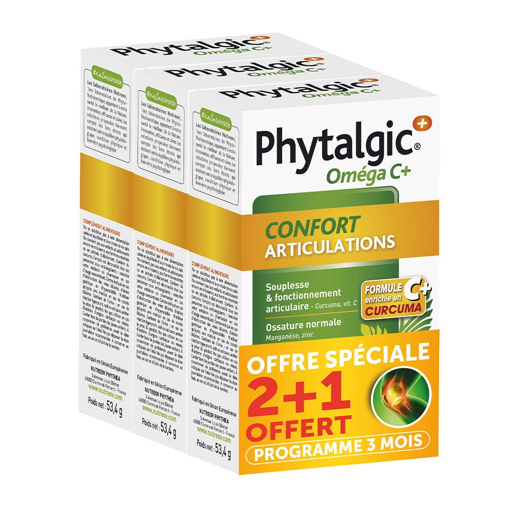 Phytea Phytalgic Confort Articulations Omega C 3x60 Capsules