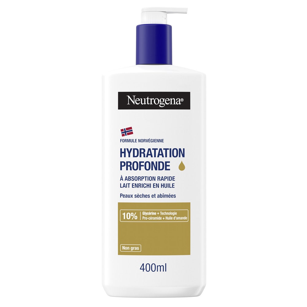 Neutrogena Hydratation Profonde Crème Corps Enrichie en Huile Peaux sèches à très sèches 400ml