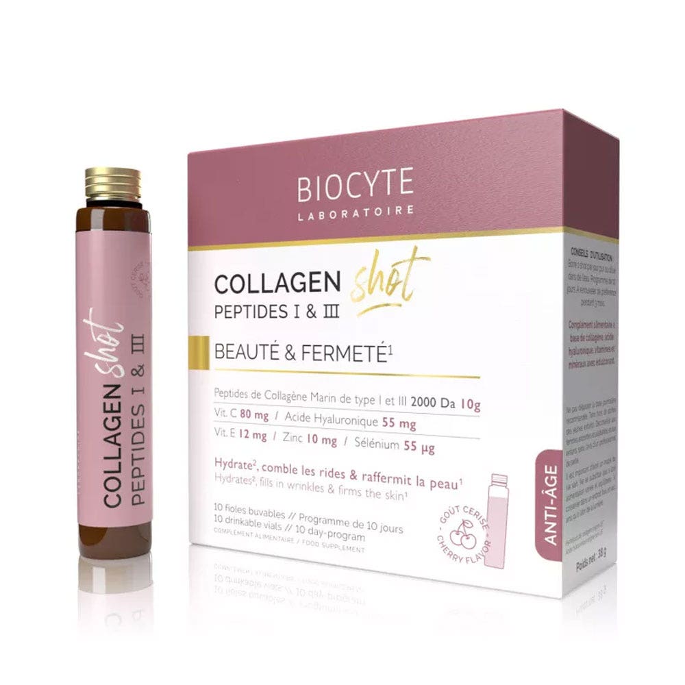 Biocyte Beauté Collagen Peptides I & III 10 fioles