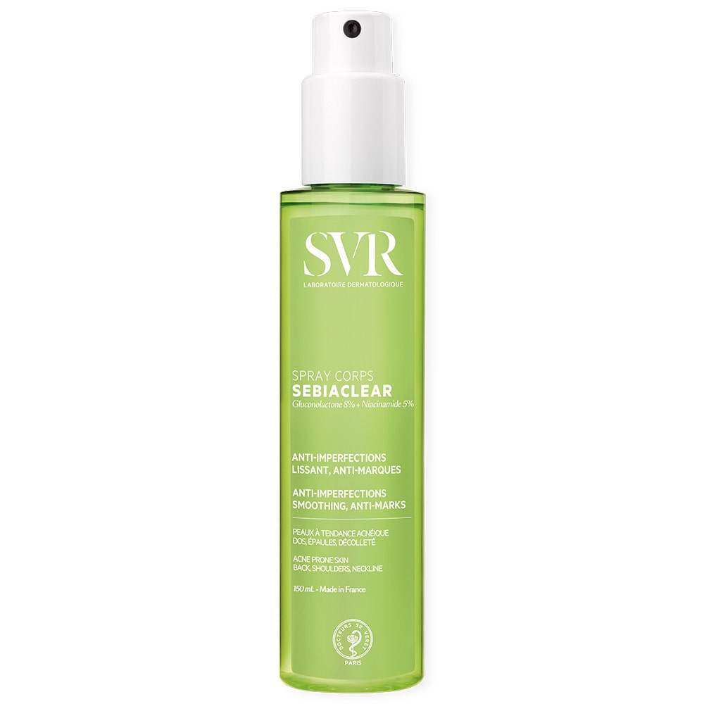 Svr Sebiaclear Spray Corps Anti-Imperfections, Lissant, Anti-Marques 150ml