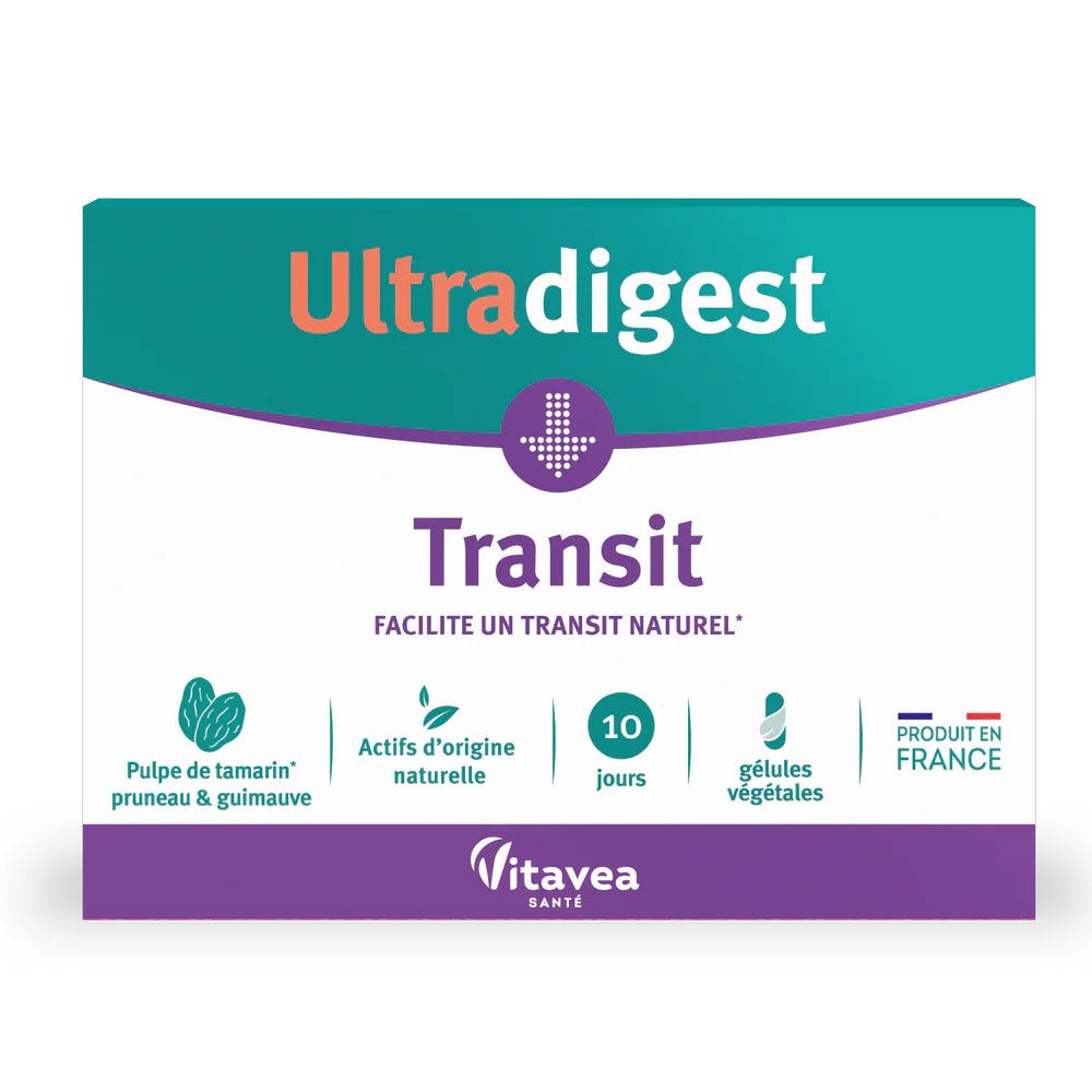 Vitavea Santé Ultradigest Transit 10 gélules